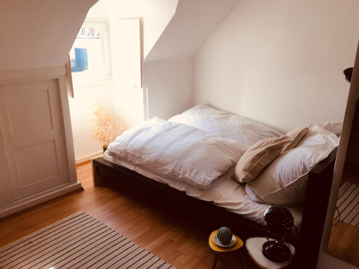 Vintage-Mansarde Uber Wilden Garten Stuttgart Eksteriør billede